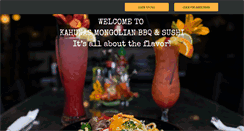 Desktop Screenshot of kahunasmongolianbbq.com